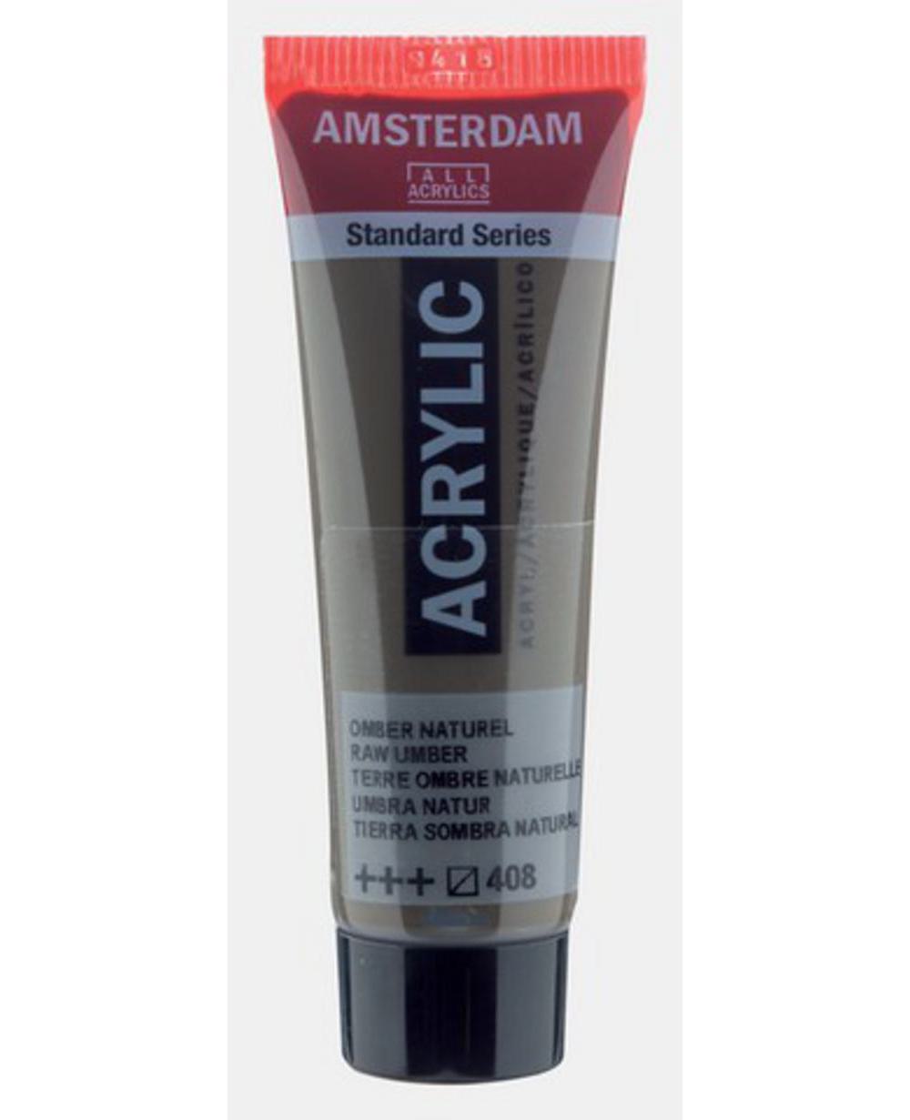 Amsterdam, Acrylic, Art & School, Paint, 20ml, 974510, Raw Umber